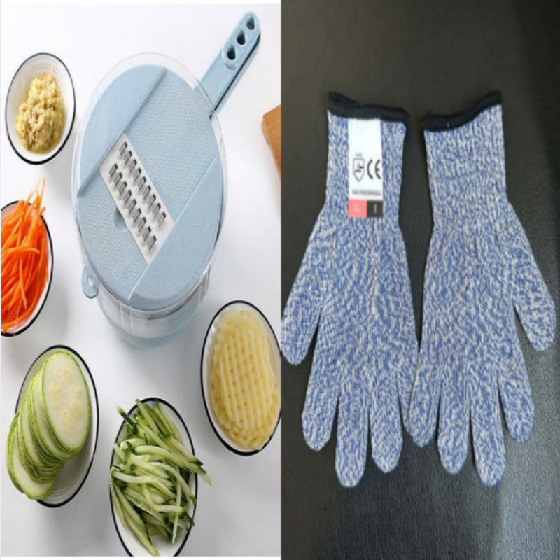 8 in 1 Mandoline Slicer Vegetable Slicer Potato Peeler Carrot Onion Grater with Strainer Vegetable Cutter Kitchen Accessories